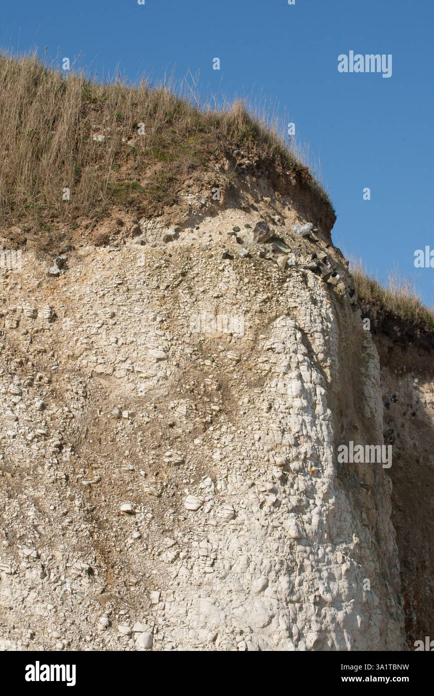 Botany Bay è una baia isolata, situata tra Margate e Broadstairs, che offre splendide vedute delle bianche scogliere e del mare Foto Stock