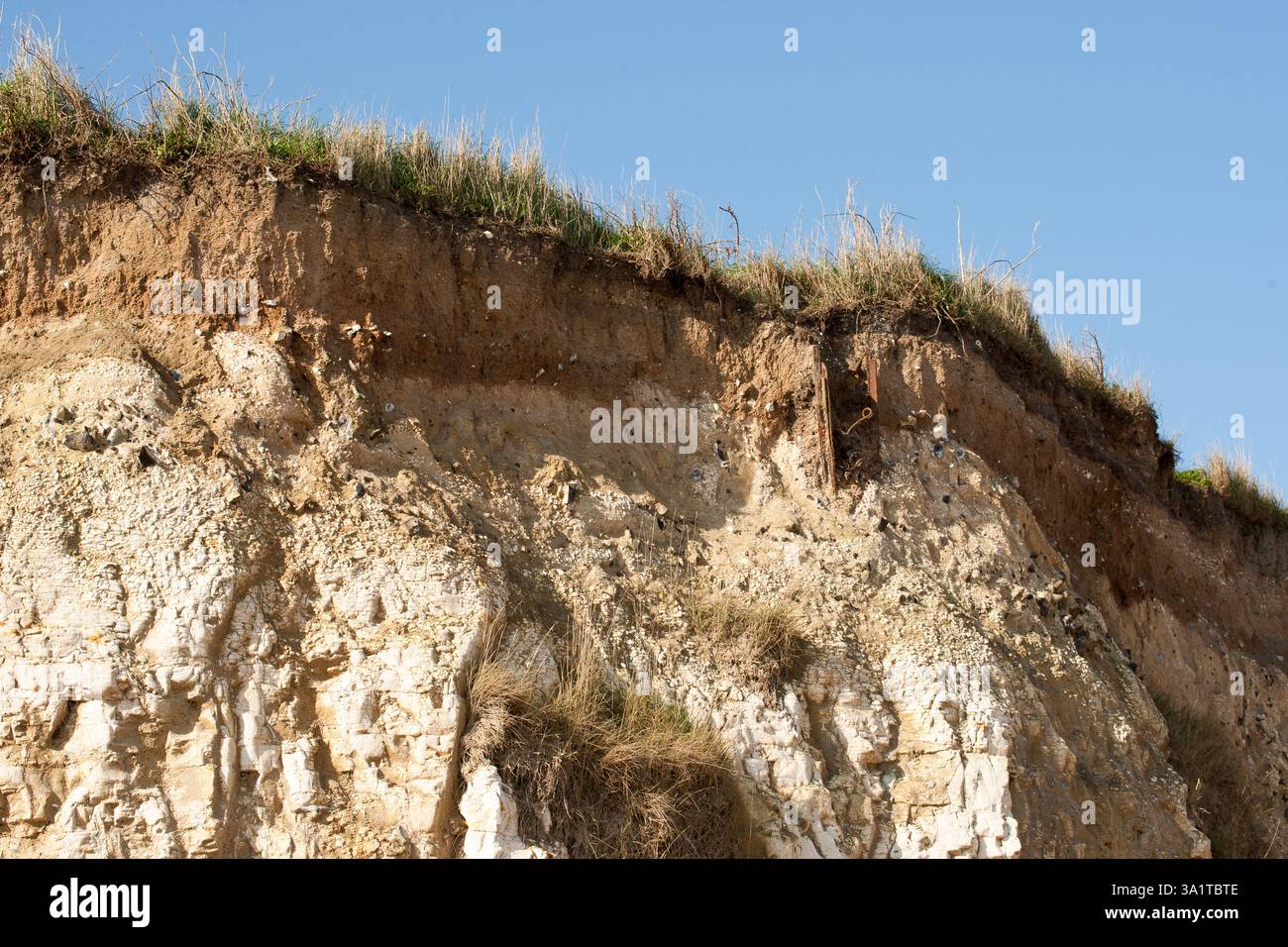 Botany Bay è una baia isolata, situata tra Margate e Broadstairs, che offre splendide vedute delle bianche scogliere e del mare Foto Stock