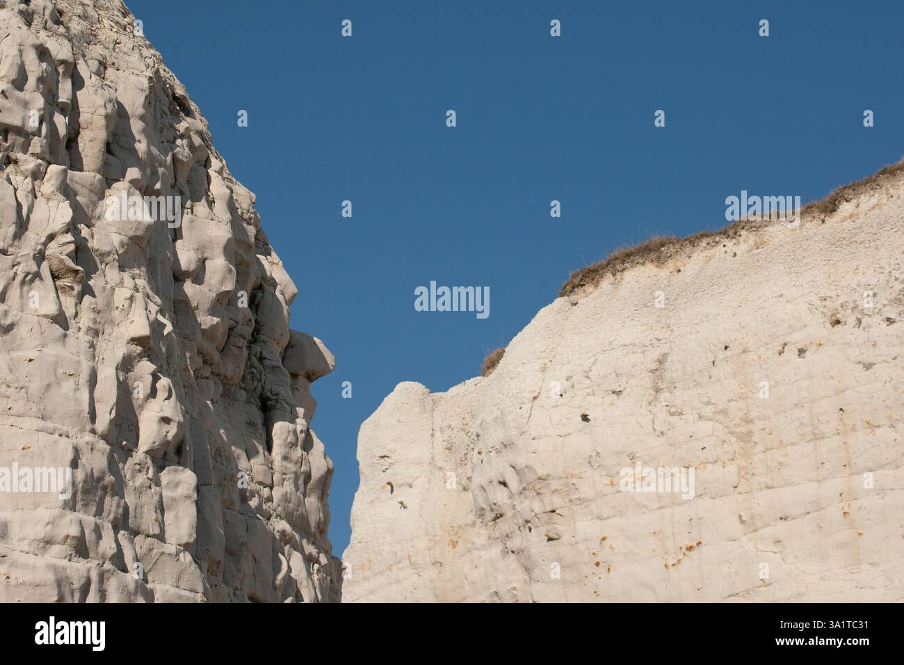 Botany Bay è una baia isolata, situata tra Margate e Broadstairs, che offre splendide vedute delle bianche scogliere e del mare Foto Stock