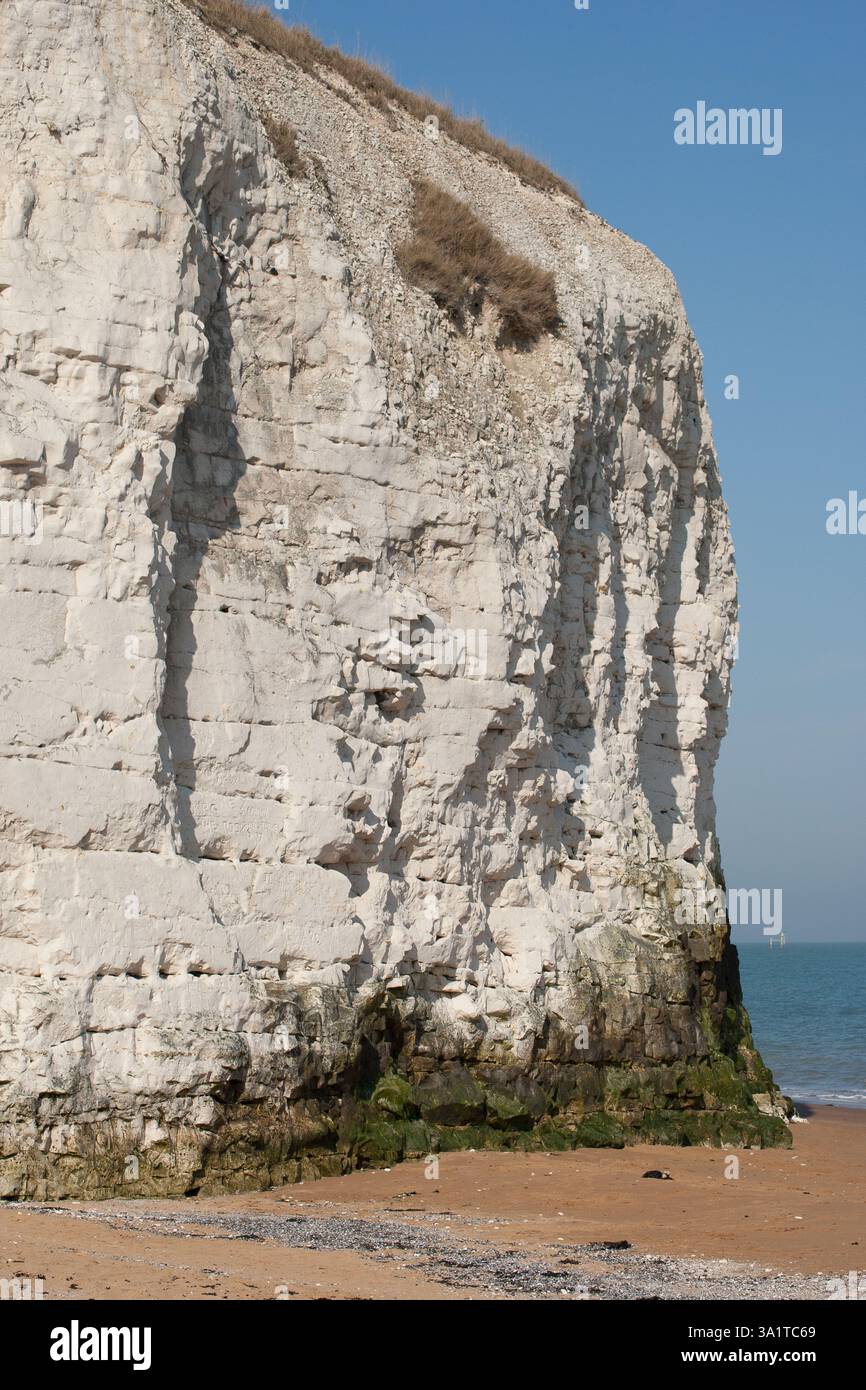 Botany Bay è una baia isolata, situata tra Margate e Broadstairs, che offre splendide vedute delle bianche scogliere e del mare Foto Stock