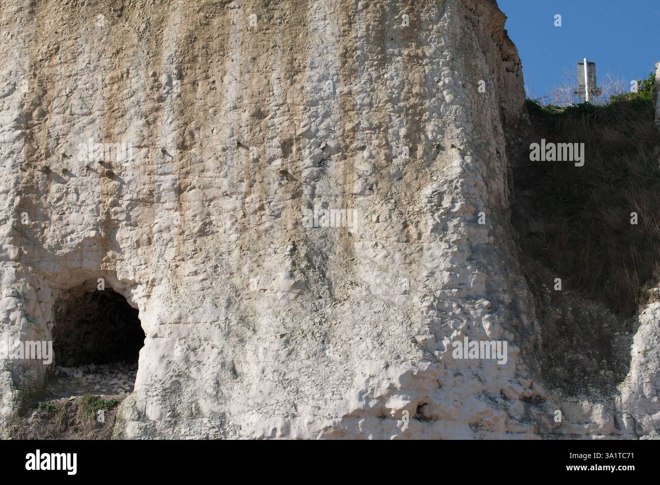 Botany Bay è una baia isolata, situata tra Margate e Broadstairs, che offre splendide vedute delle bianche scogliere e del mare Foto Stock
