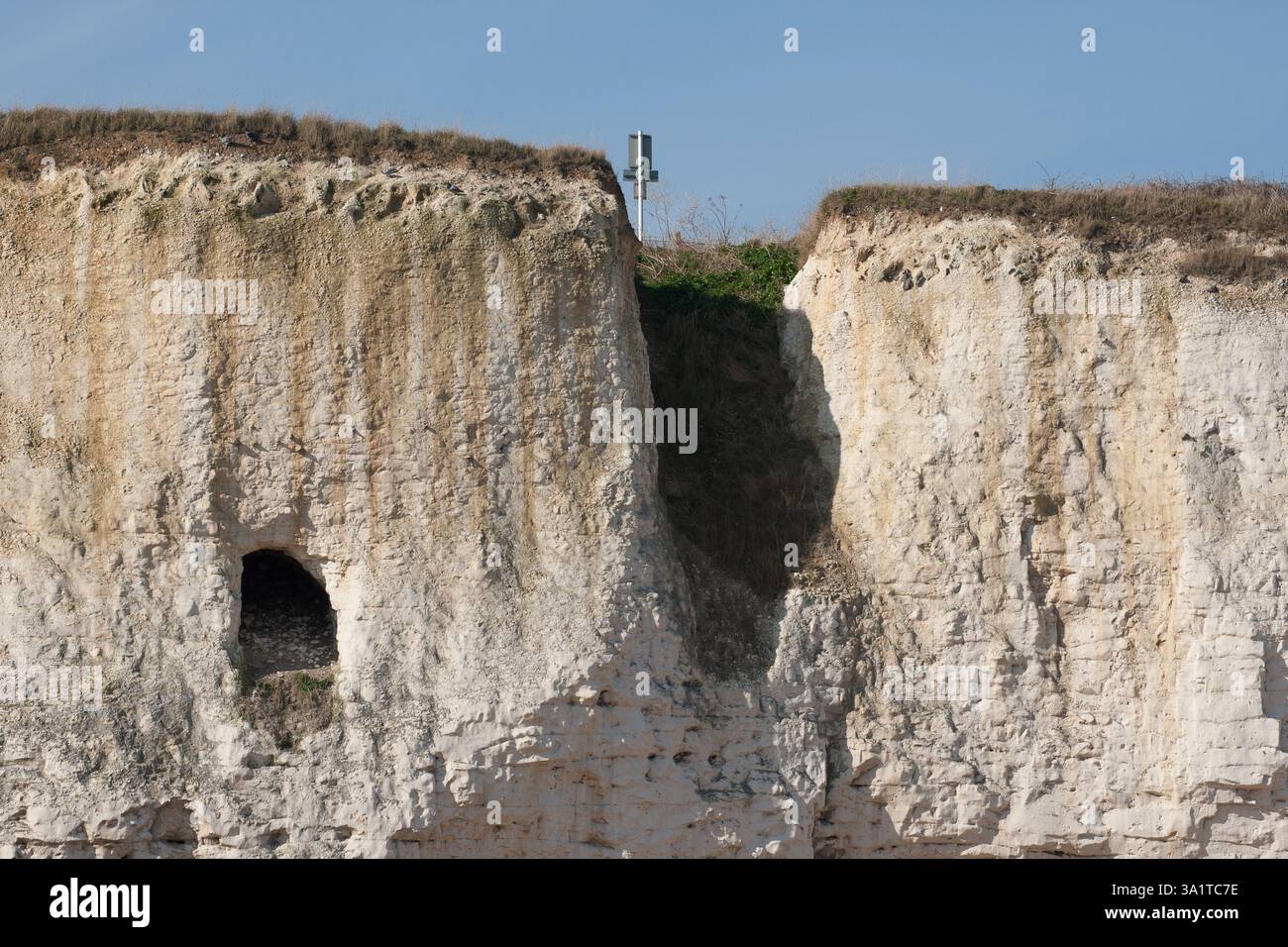 Botany Bay è una baia isolata, situata tra Margate e Broadstairs, che offre splendide vedute delle bianche scogliere e del mare Foto Stock