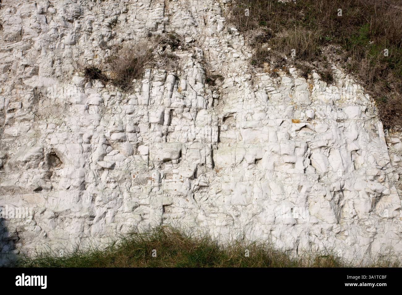 Botany Bay è una baia isolata, situata tra Margate e Broadstairs, che offre splendide vedute delle bianche scogliere e del mare Foto Stock