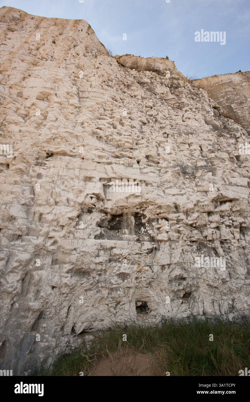 Botany Bay è una baia isolata, situata tra Margate e Broadstairs, che offre splendide vedute delle bianche scogliere e del mare Foto Stock