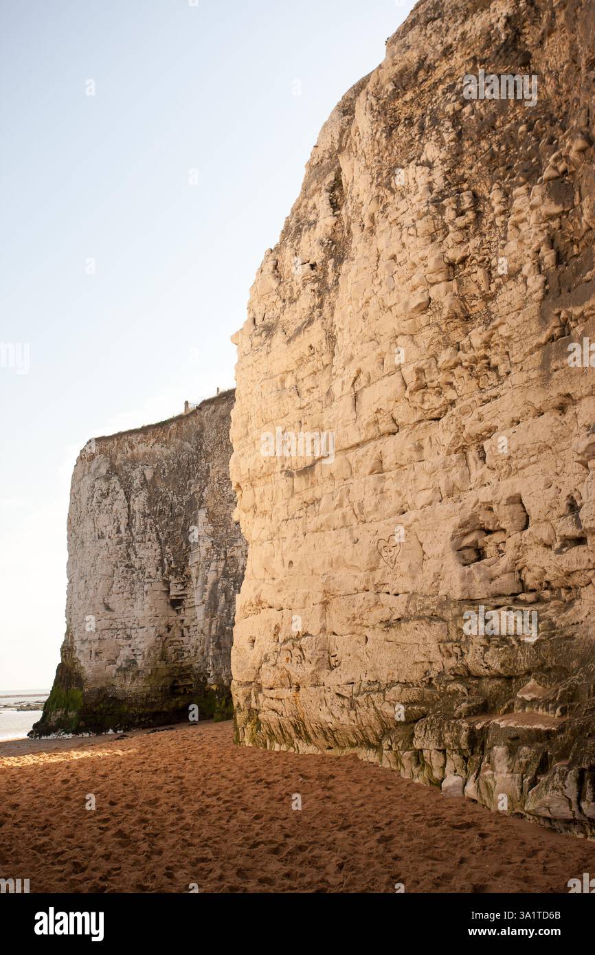 Botany Bay è una baia isolata, situata tra Margate e Broadstairs, che offre splendide vedute delle bianche scogliere e del mare Foto Stock