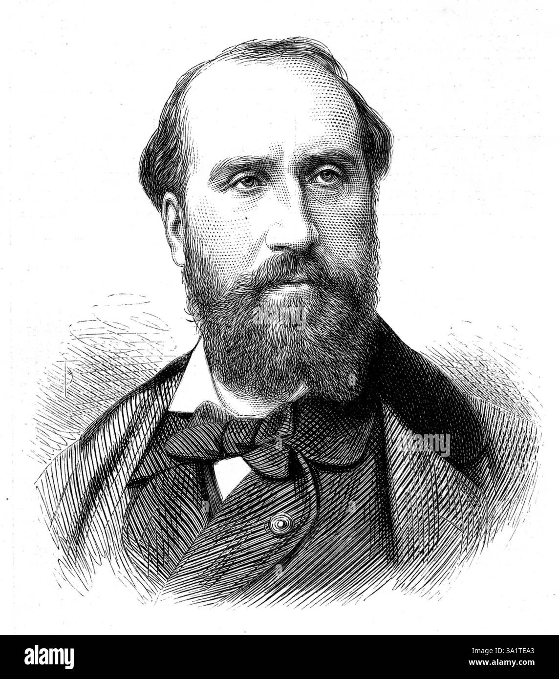 M. Faure, 1873. Incisione da una fotografia dei signori Elliott e Fry. M. Faure raggiunse presto l'eminenza nel suo paese... il personaggio in cui fece la prima impressione in questo paese fu Mefistofele, nella produzione del Faust di Gounod alla Royal Italian Opera dieci stagioni fa. Semplicemente come un pezzo di recitazione questa era, ed è, una delle rappresentazioni più studiate e perfettamente eseguite mai viste, sia sul palco dell'opera che nelle esecuzioni di quello che viene chiamato il "dramma regolare"....a questo si aggiunge una voce baritonale di pura qualità, usata con tutta l'abilità e la capacità Foto Stock