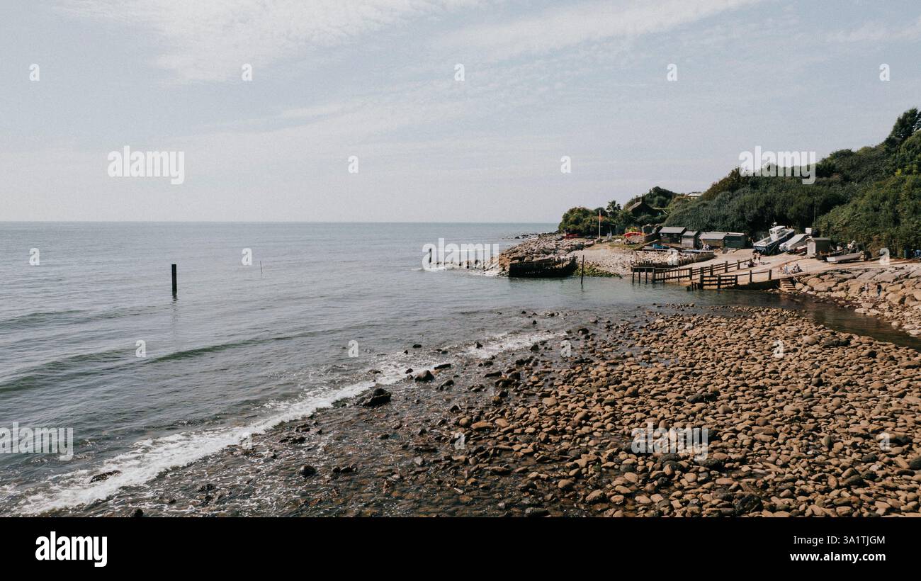 Steephill Cover, Niton Underclff Beach Foto Stock