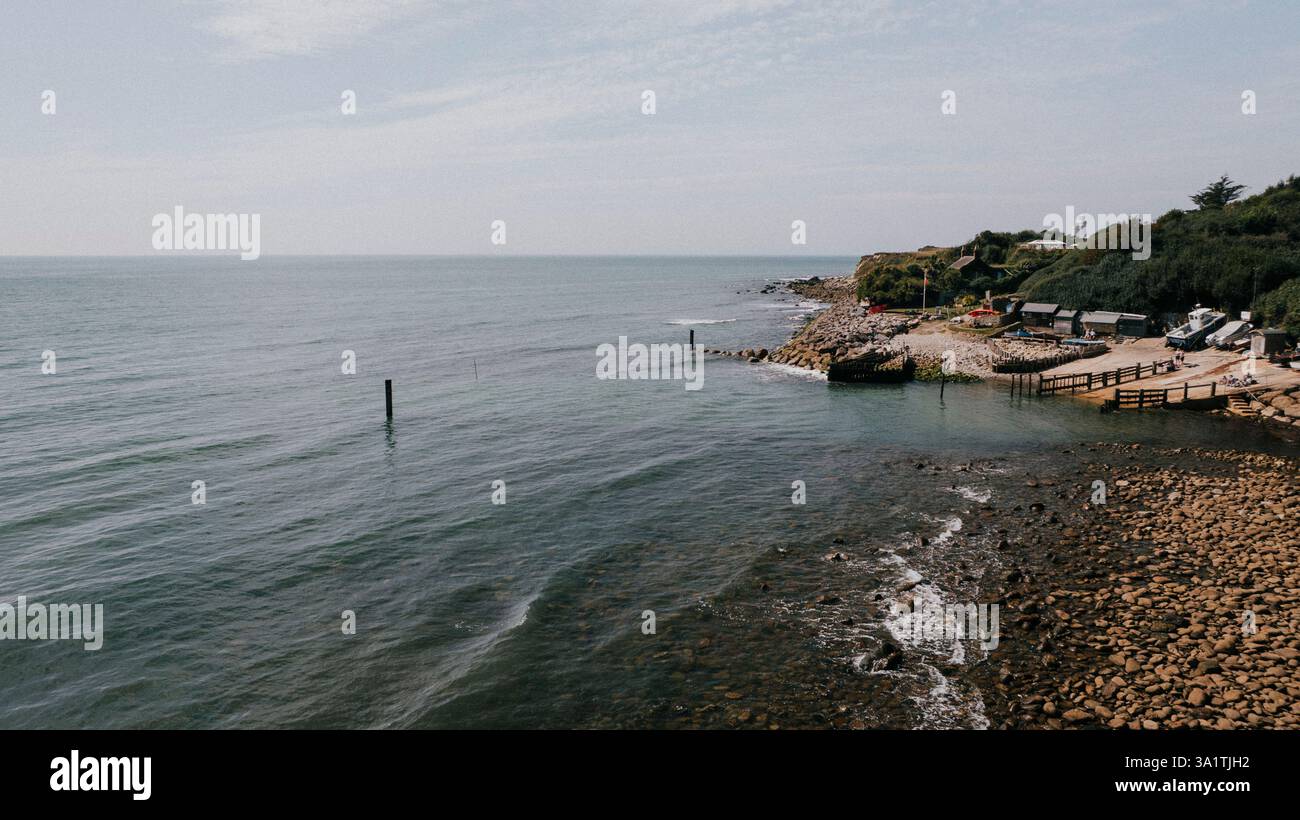 Steephill Cover, Niton Underclff Beach Foto Stock