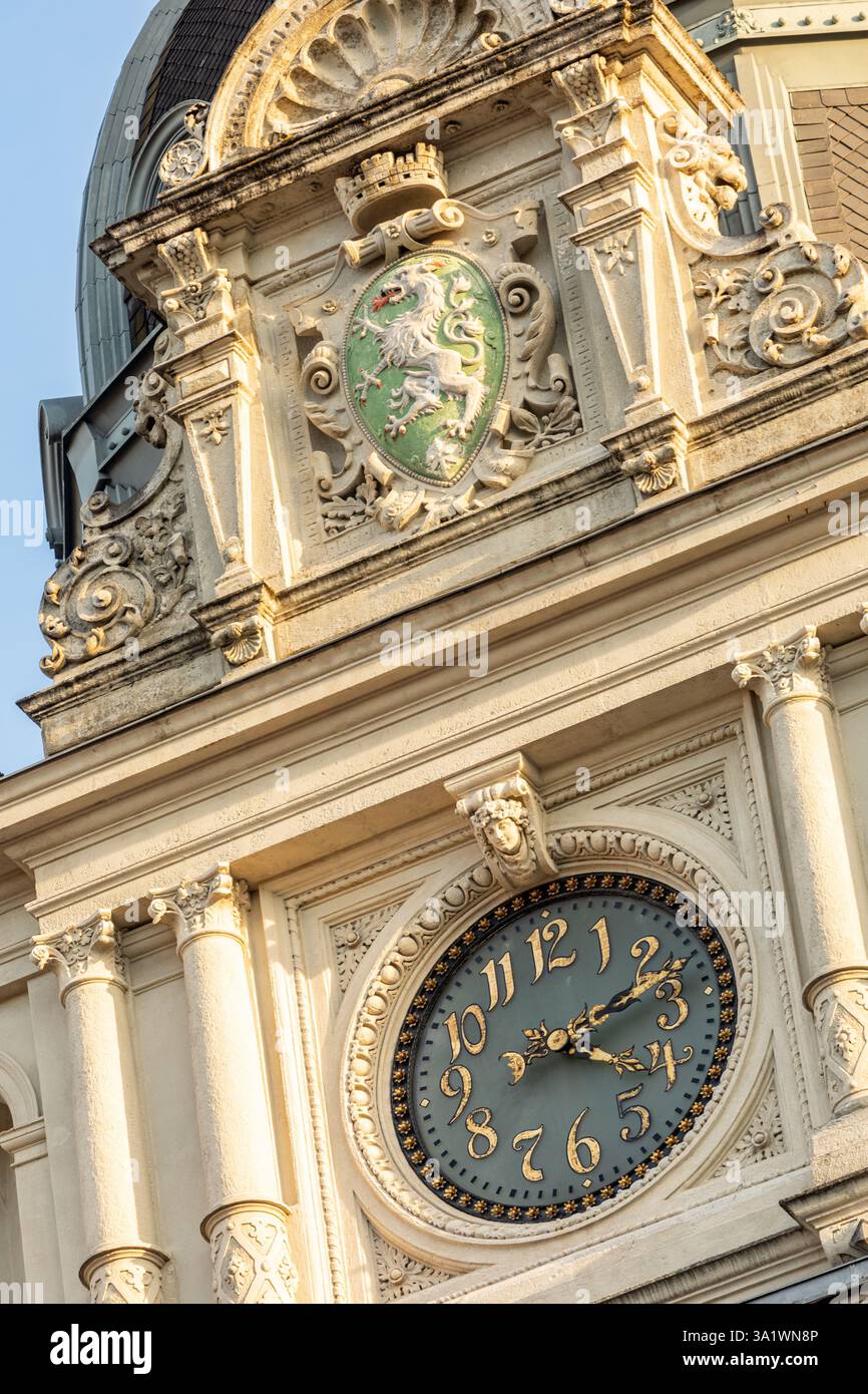Parte della facciata del municipio di Graz Foto Stock