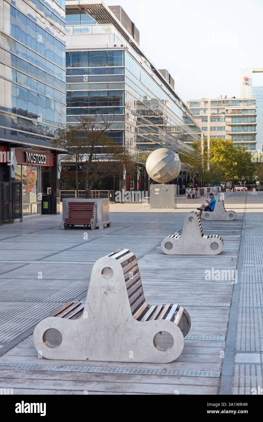 Architettura contemporanea a Puerto Madero, Buenos Aires, Argentina. Foto Stock