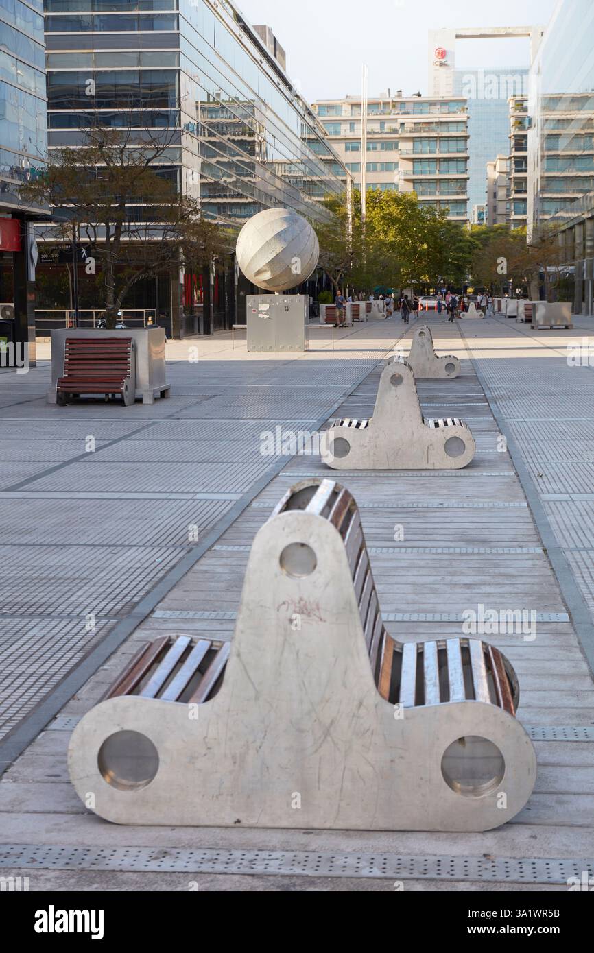 Architettura contemporanea a Puerto Madero, Buenos Aires, Argentina. Foto Stock