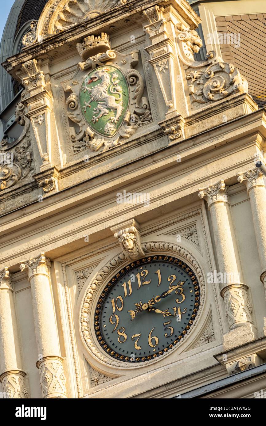 Parte della facciata del municipio di Graz Foto Stock