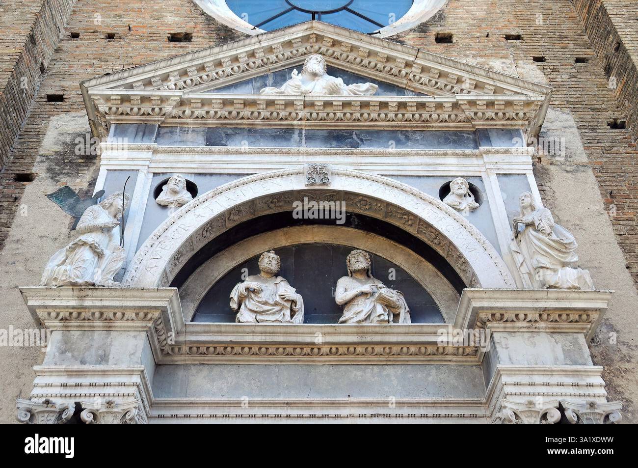 Chiesa di Santa Maria Annunziata, Duomo di Salò, Chiesa di Santa Maria Annunziata, Salò, regione Lombardia, Italia, Europa Foto Stock