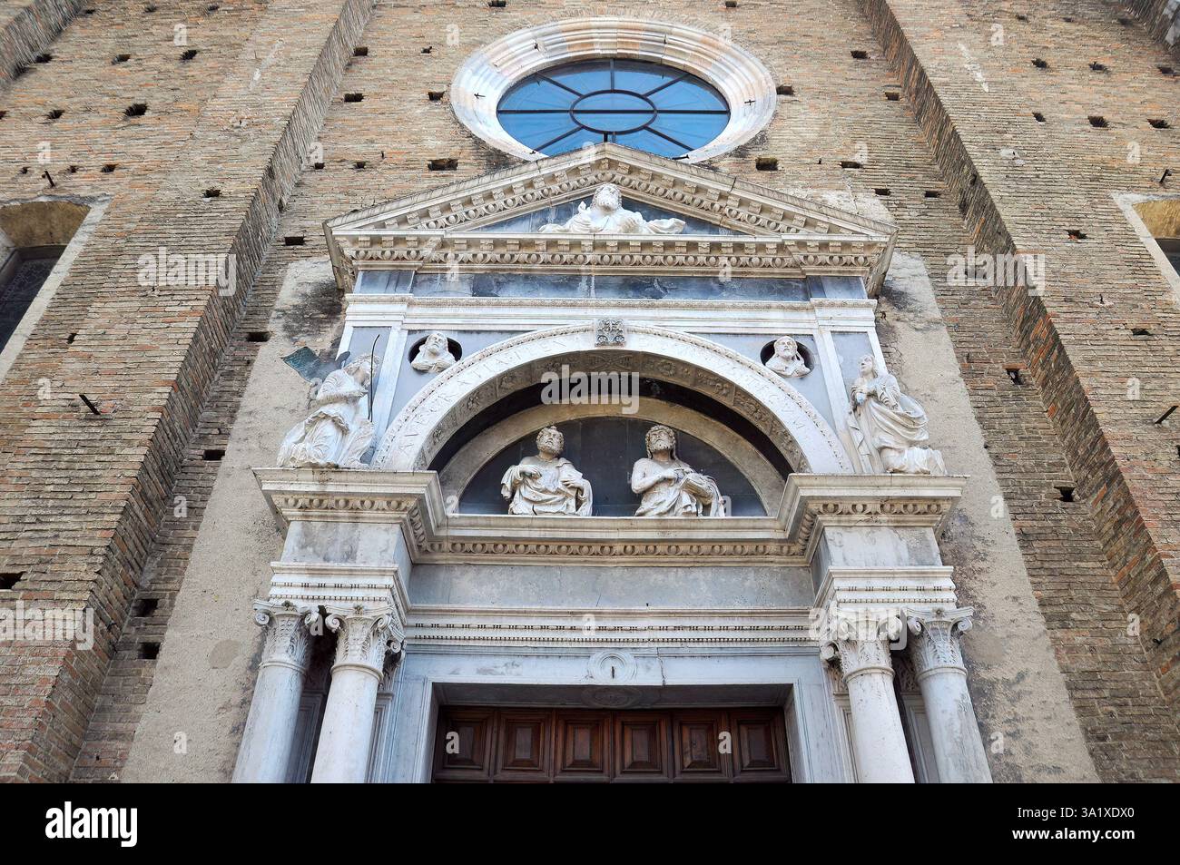 Chiesa di Santa Maria Annunziata, Duomo di Salò, Chiesa di Santa Maria Annunziata, Salò, regione Lombardia, Italia, Europa Foto Stock