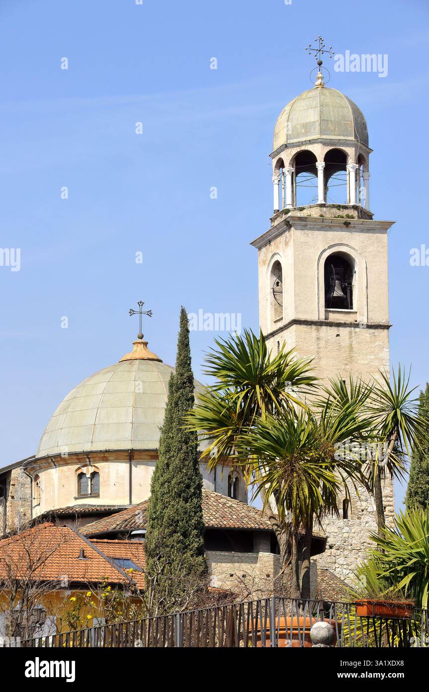Chiesa di Santa Maria Annunziata, Duomo di Salò, Chiesa di Santa Maria Annunziata, Salò, regione Lombardia, Italia, Europa Foto Stock