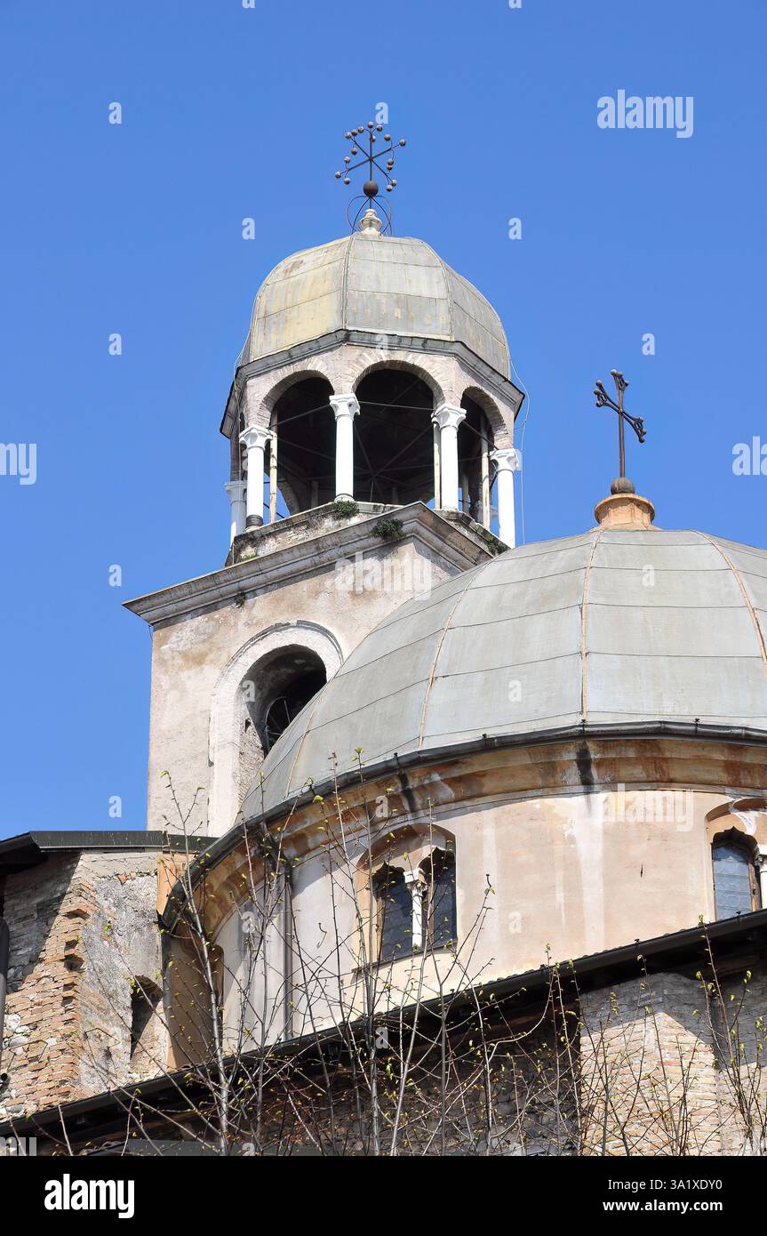 Chiesa di Santa Maria Annunziata, Duomo di Salò, Chiesa di Santa Maria Annunziata, Salò, regione Lombardia, Italia, Europa Foto Stock