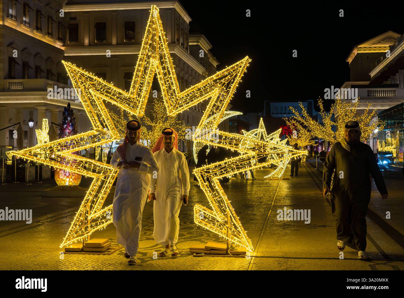 Decorazioni Ramadan 6 Pezzi Acrilico – Luna, Stelle, Castello Con Corda 10 M, Golden, Per Parete, Finestra O Albero, Ideali Per Eid