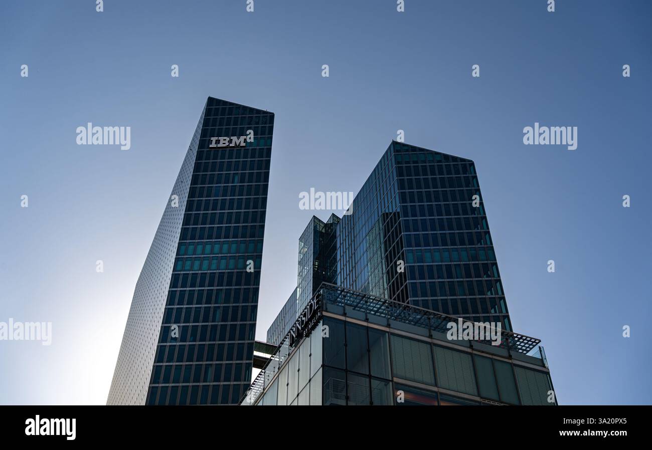 Edificio per uffici IBM Big Blue Foto Stock