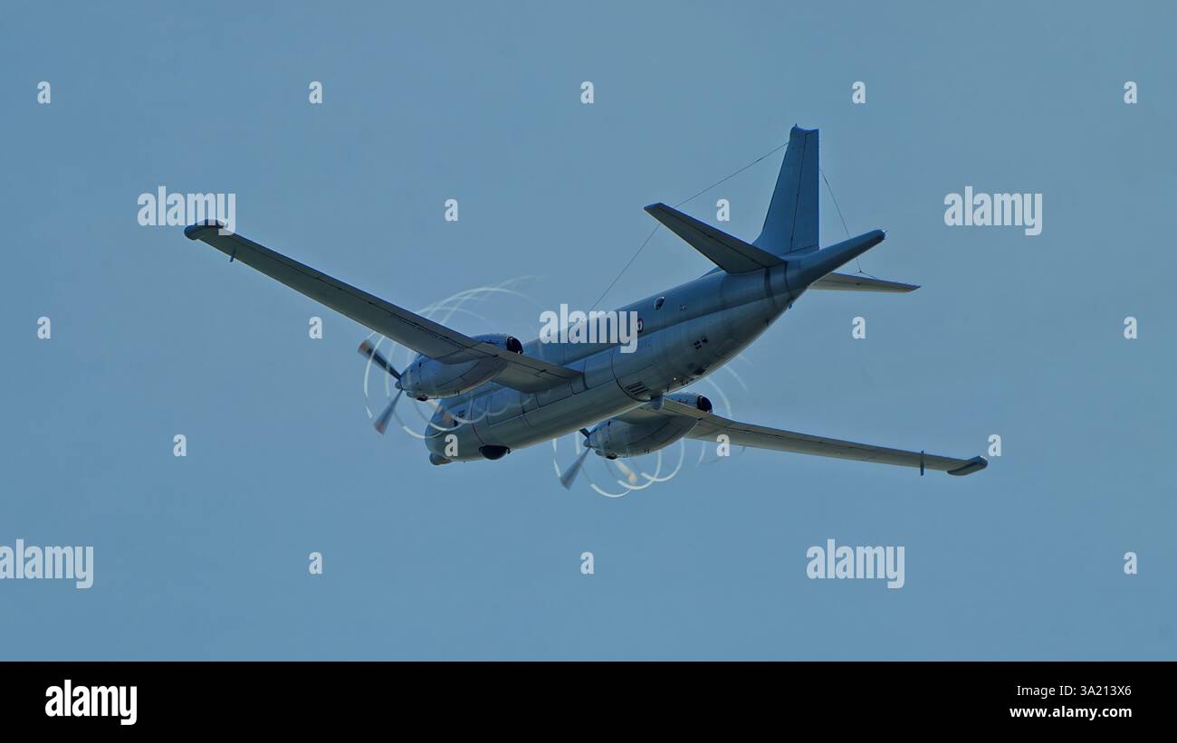 Breguet 1150 Atlantic Maritime Patrol della marina francese Foto Stock