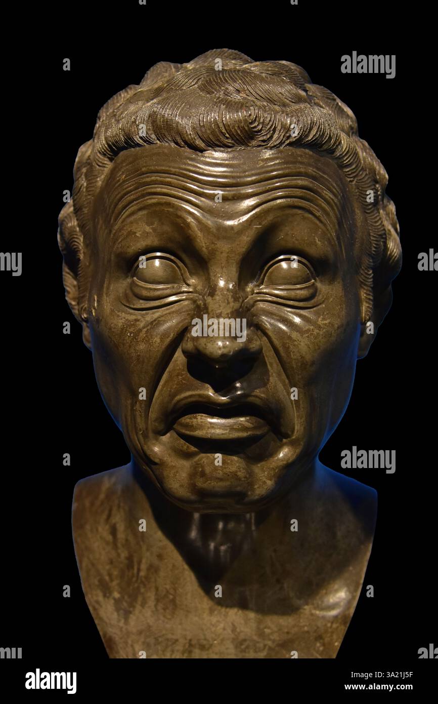 Personaggio: Childish Weeping 1771 di Franz Xaver Messerschmidt Wiesensteig, 1736 – Pozsony, [Bratislava], 1783, austriaco, Austria, ( Museo Nazionale ungherese Budapest ) Foto Stock