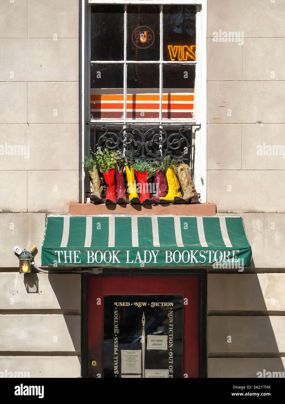 The Book Lady Boostore nella storica Savannah. Foto Stock The Book Lady Boostore nella storica Savannah. Foto Stock