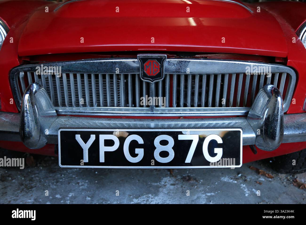 MG C Roadster 3,0 (1969) garage Find, Dorset, Inghilterra, Gran Bretagna, Regno Unito, Regno Unito, Europa Foto Stock