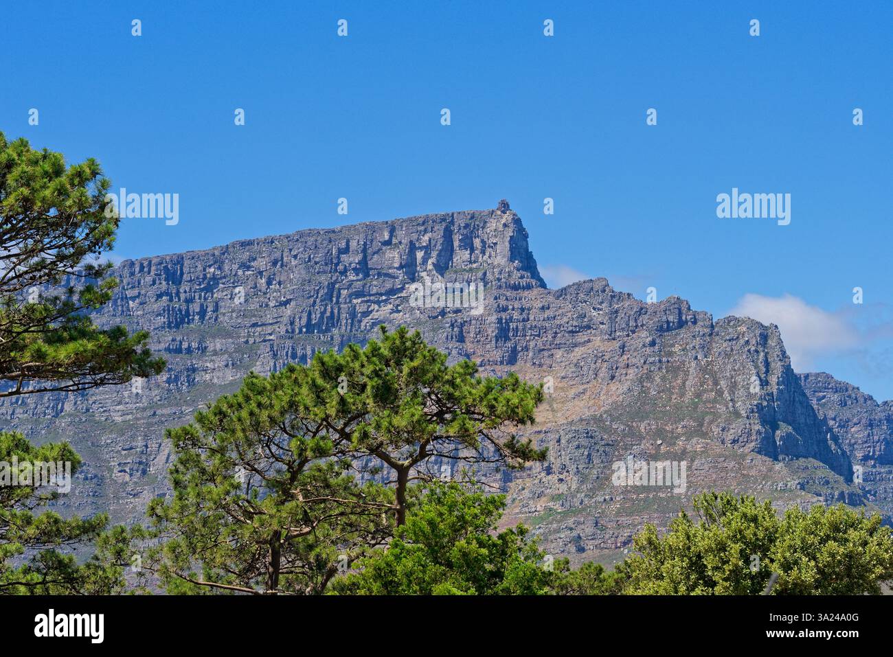 Vista da Signal Hill a Table Mountain, città del Capo, Sudafrica, Africa Foto Stock