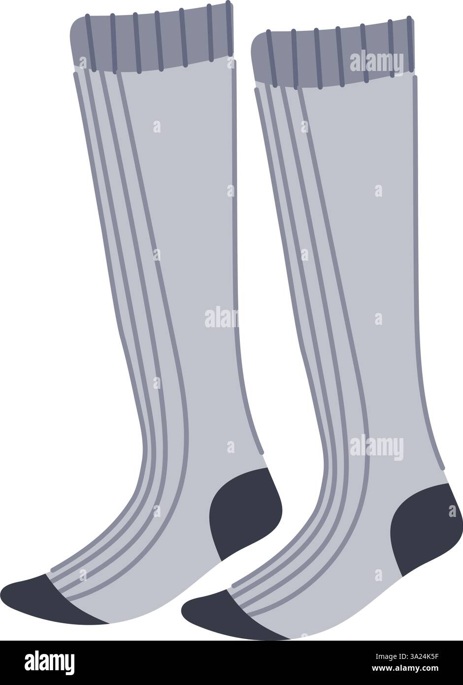 calze imbottite calcio cartoni animati illustrazione vettoriale Illustrazione Vettoriale