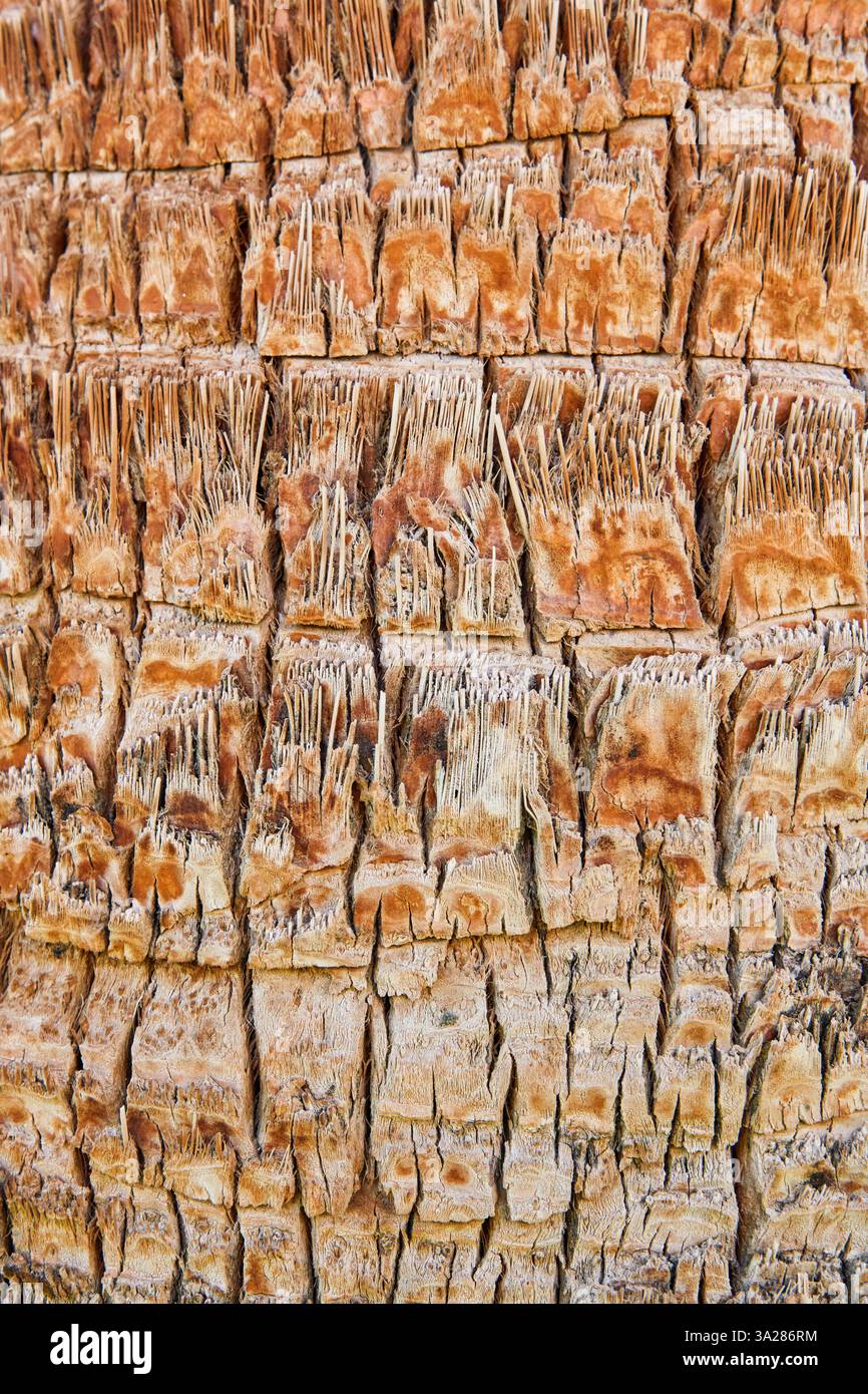 Corteccia di palma. Consistenza della corteccia di fondo di palma. Primo piano texture e motivi naturali, sfondo rustico perfetto per progetti di design. Astratto Foto Stock Corteccia di palma. Consistenza della corteccia di fondo di palma. Primo piano texture e motivi naturali, sfondo rustico perfetto per progetti di design. Astratto Foto Stock