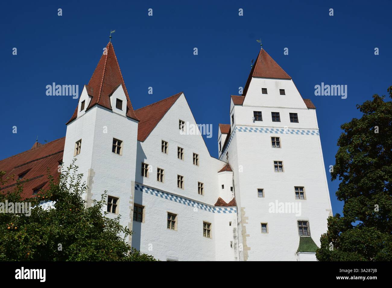 Ingolstadt, Baviera, Germania - Vista dettagliata del Museo dell'Esercito Bavarese nel nuovo Castello Foto Stock