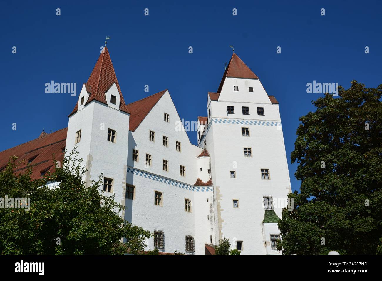 Ingolstadt, Baviera, Germania - Vista dettagliata del Museo dell'Esercito Bavarese nel nuovo Castello Foto Stock