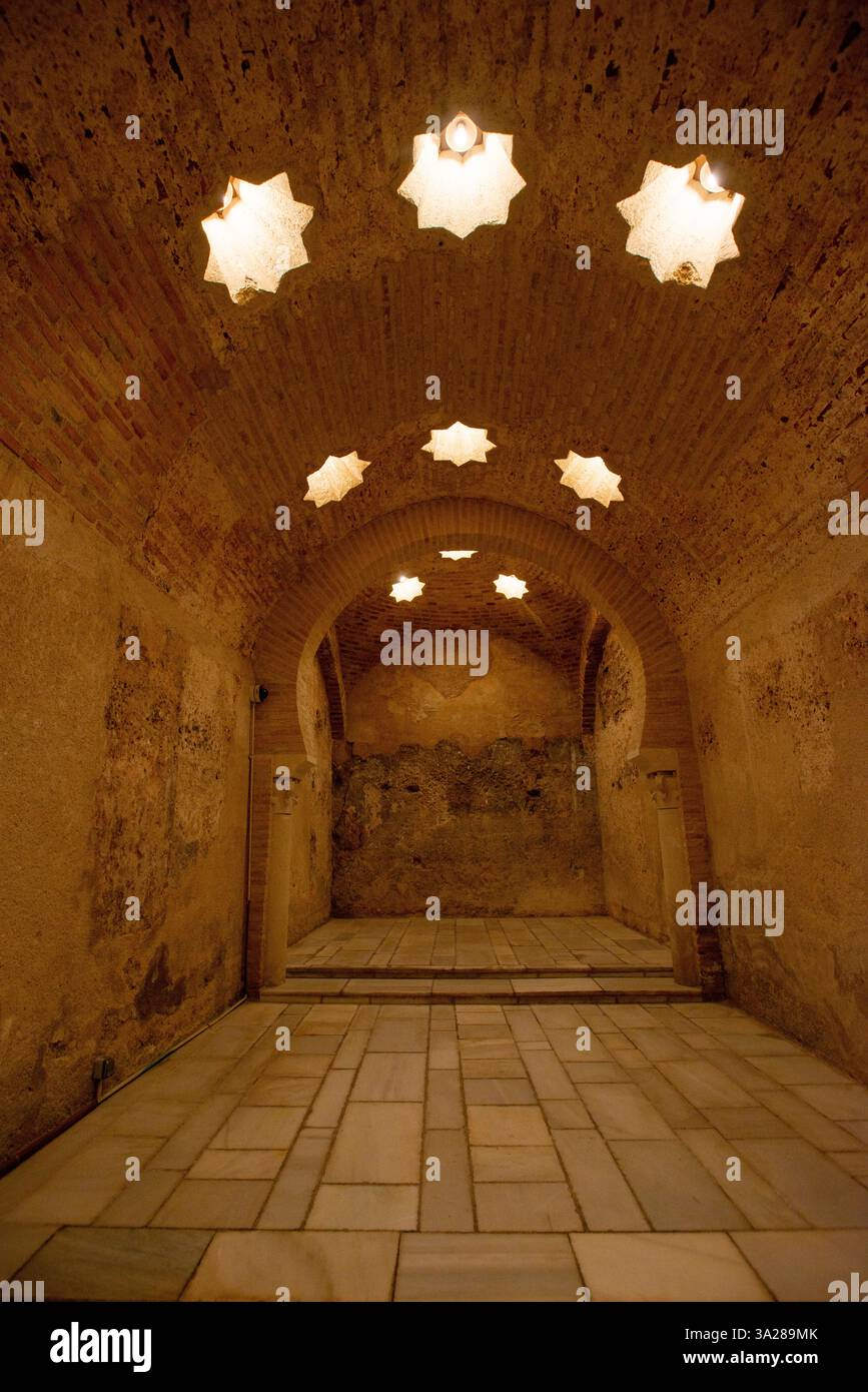 Camere fredde presso il Centro culturale bagni Arabi di Jaén Foto Stock