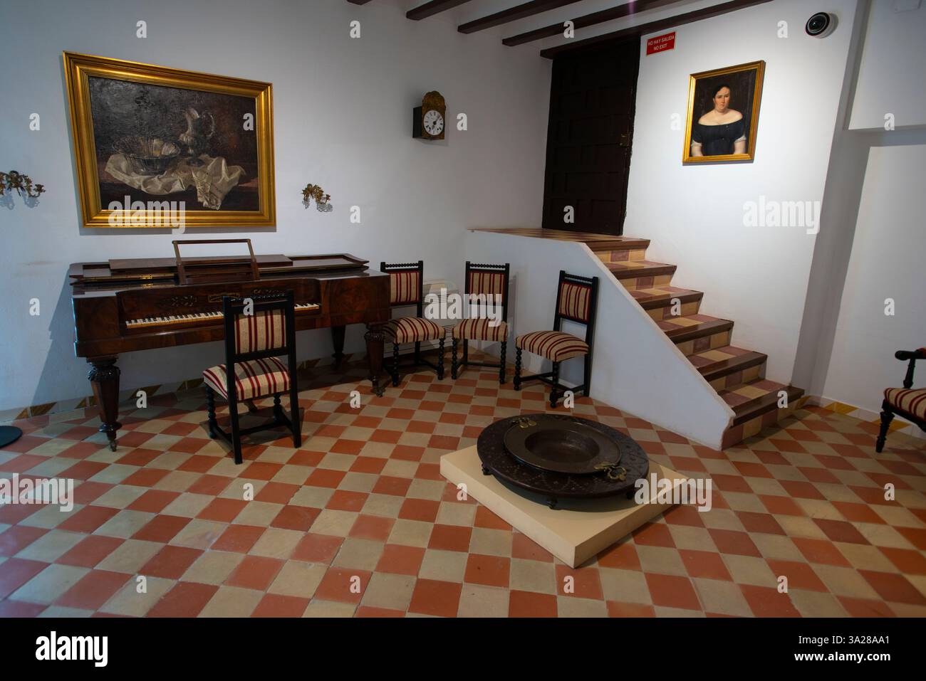 Sala delle Arti e delle Dogane del Centro culturale delle Terme arabe di Jaén Foto Stock
