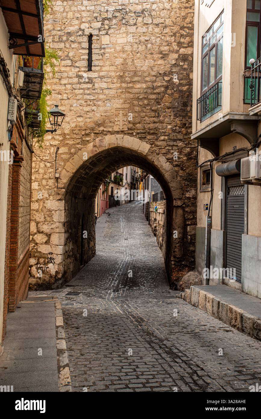 L'Arco di San Lorenzo faceva parte della scomparsa chiesa di San Lorenzo a Jaén Foto Stock