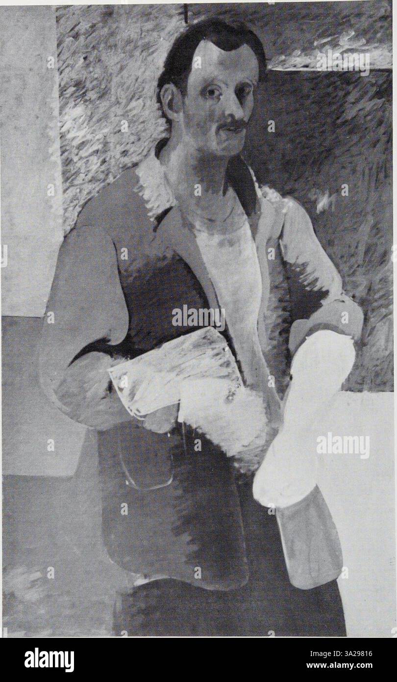 In '187', Arshile Gorky presenta forme dinamiche e organiche e una ricca tavolozza di colori per evocare complessità emotiva e psicologica. Foto Stock