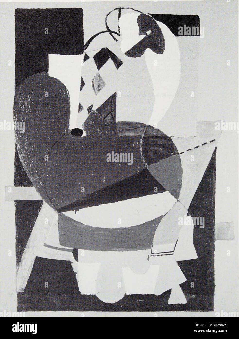 Questo pezzo di Arshile Gorky è caratterizzato da una miscela di surrealismo e astrazione, con forme organiche dinamiche e colori vivaci che trasmettono una profonda risonanza emotiva. Foto Stock