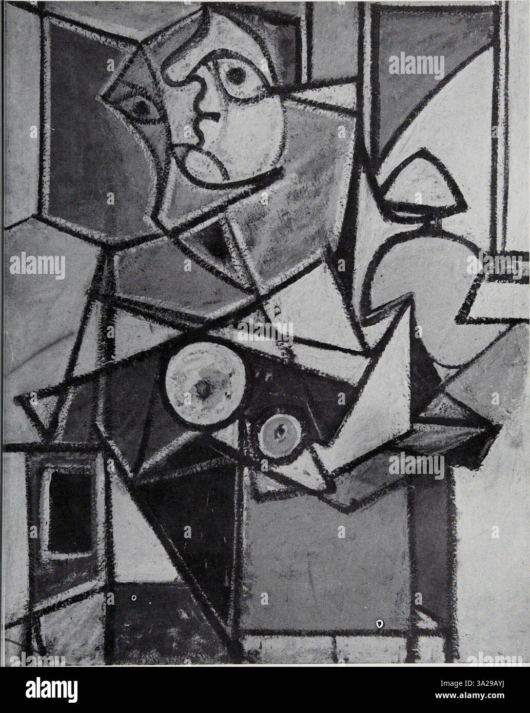 Il '163' di Arshile Gorky utilizza forme audaci e organiche e colori ricchi per evocare profondità emotiva e complessità psicologica attraverso tecniche astratte. Foto Stock