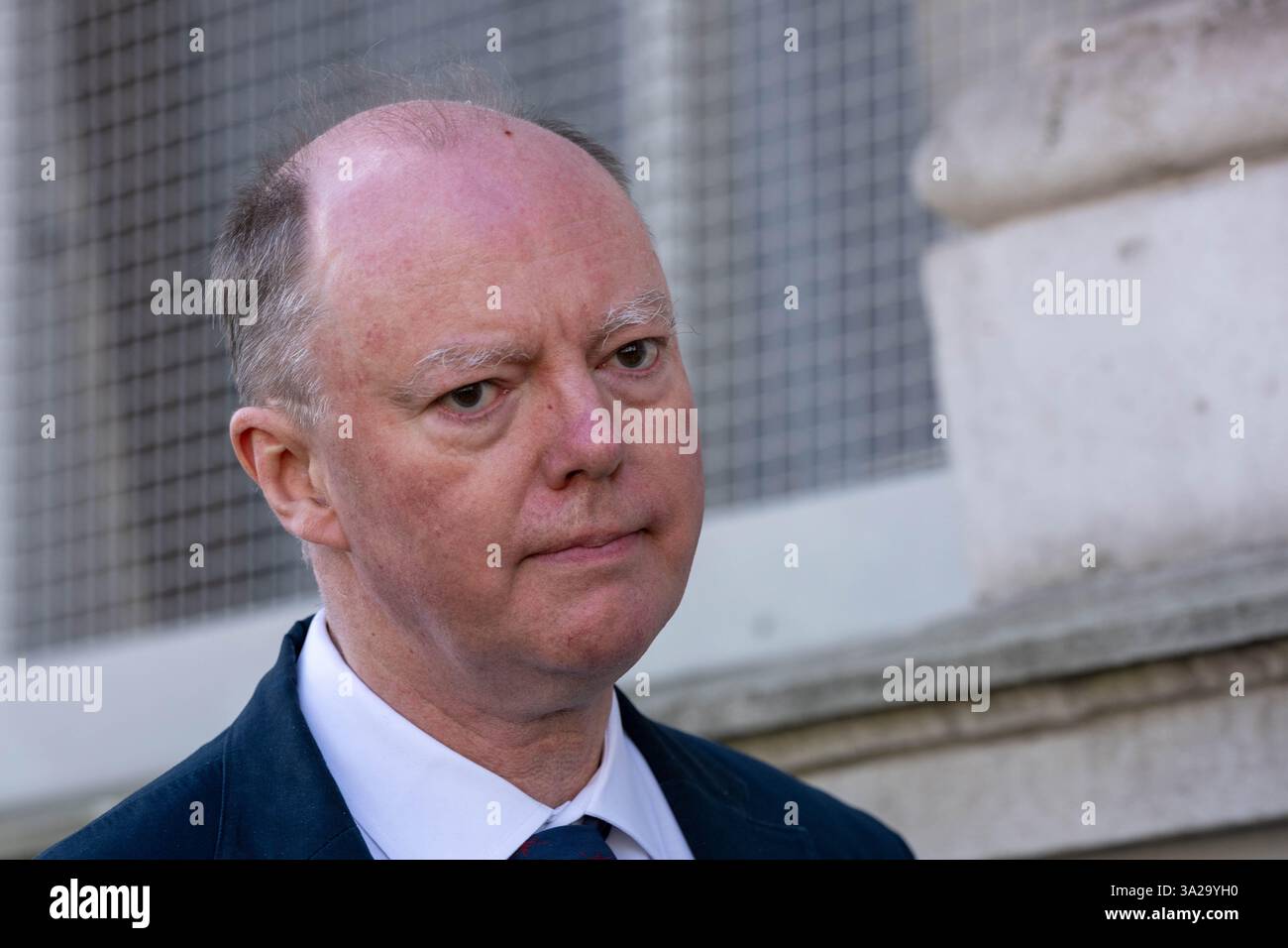 Londra, Regno Unito. 12 marzo 2025. I funzionari medici si incontrano a Downing Street, Londra Regno Unito Sir Chris Whitty, Chief Medical Officer for England, credito: Ian Davidson/Alamy Live News Foto Stock