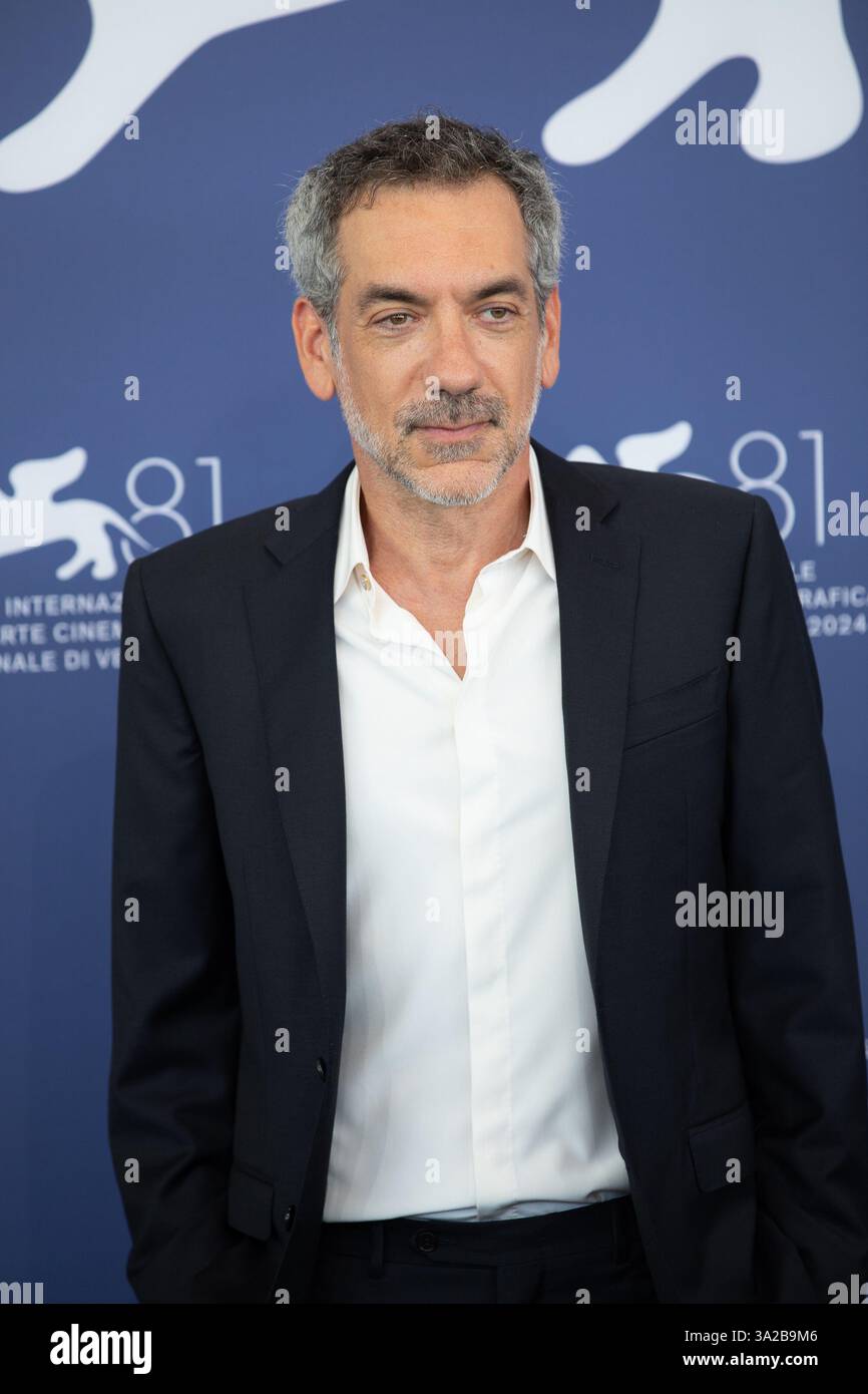 VENEZIA, ITALIA - 04 SETTEMBRE: Il regista Todd Phillips alla photocall "Joker: Folie A Deux" durante la 81a Mostra Internazionale d'Arte cinematografica di Venezia al Pala Foto Stock