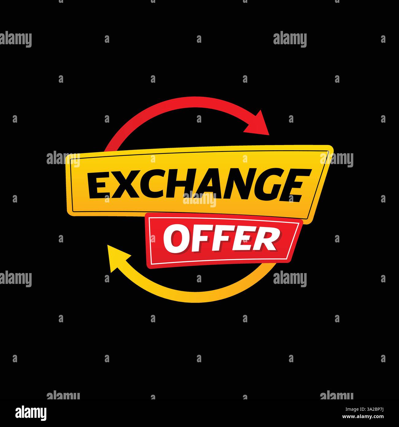 Offerte di Scambio imbattibili ora disponibili Illustrazione Vettoriale