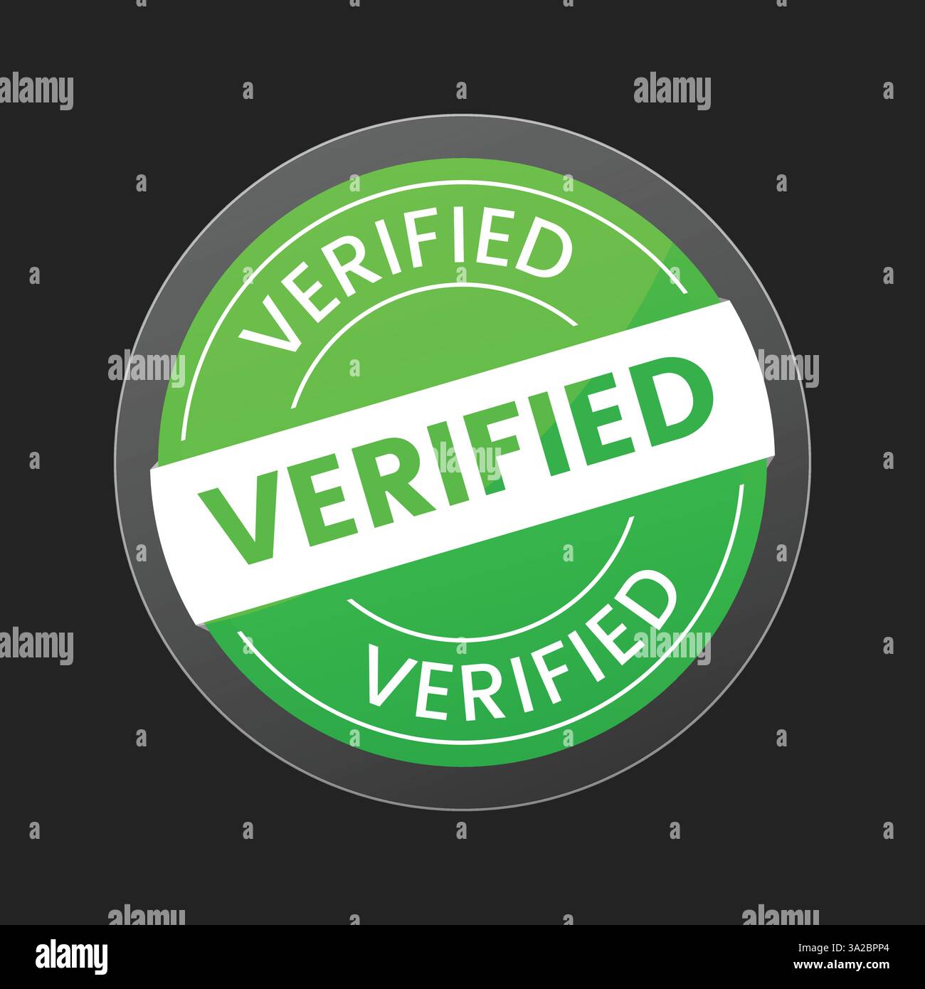 Certificato e sicuro: Il ruolo della verifica nella protezione dei dati personali Illustrazione Vettoriale