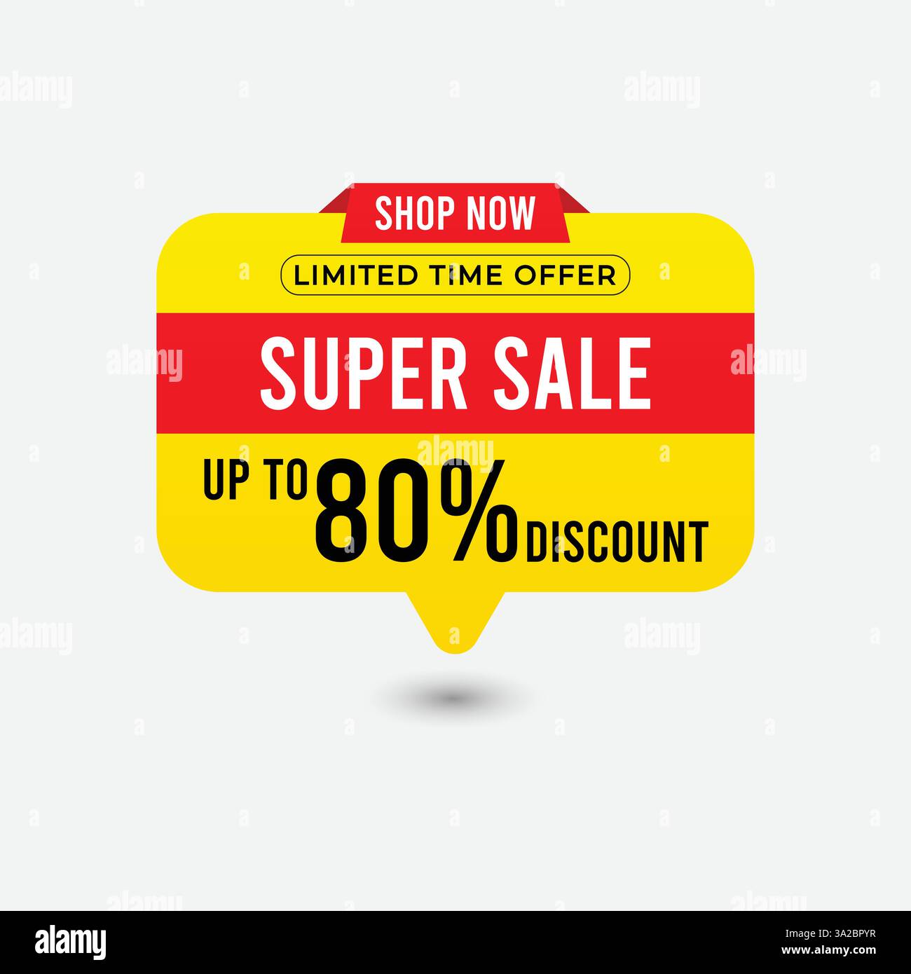 offerta speciale per un periodo limitato: offerte multiple e forme multiple. Illustrazione Vettoriale