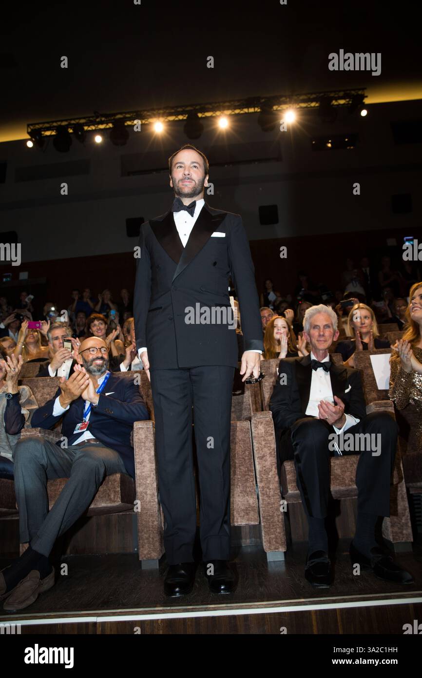 Tom Ford alla prima di animali notturni alla Mostra del Cinema di Venezia del 2016. 2 settembre 2016 Venezia, Italia CAP/KA ©Kristina Afanasyeva/Capital Pictures Foto Stock