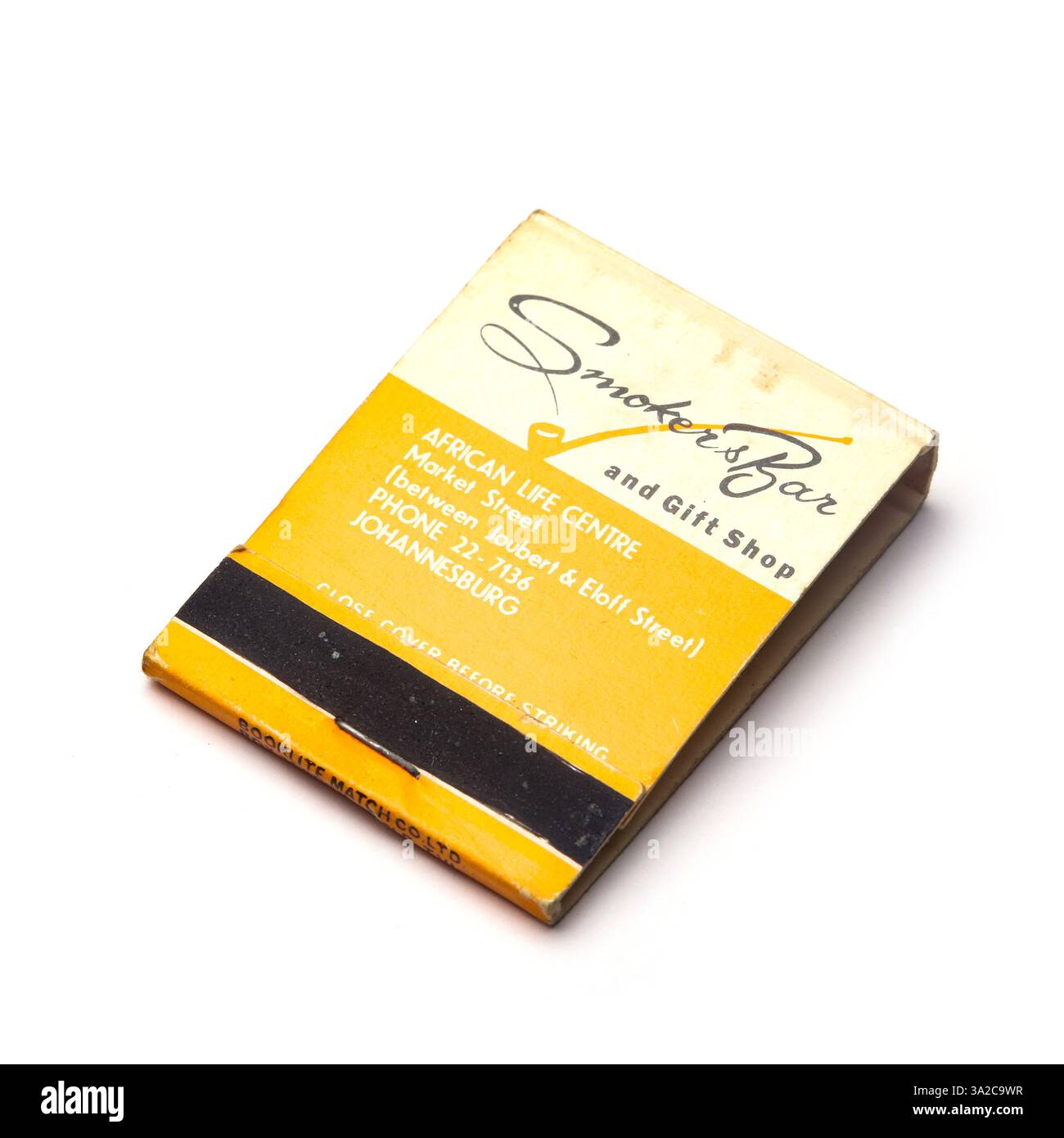 Smokers Bar, matchbook vintage anni '1960 Foto Stock