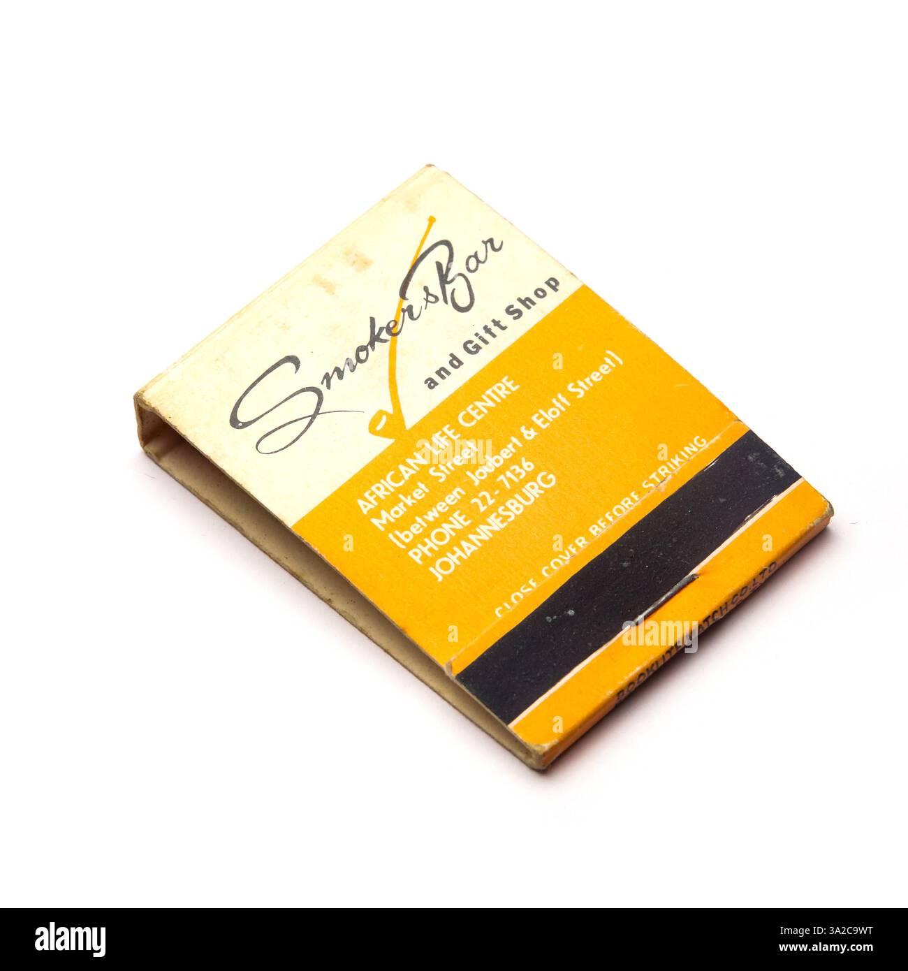Smokers Bar, matchbook vintage anni '1960 Foto Stock