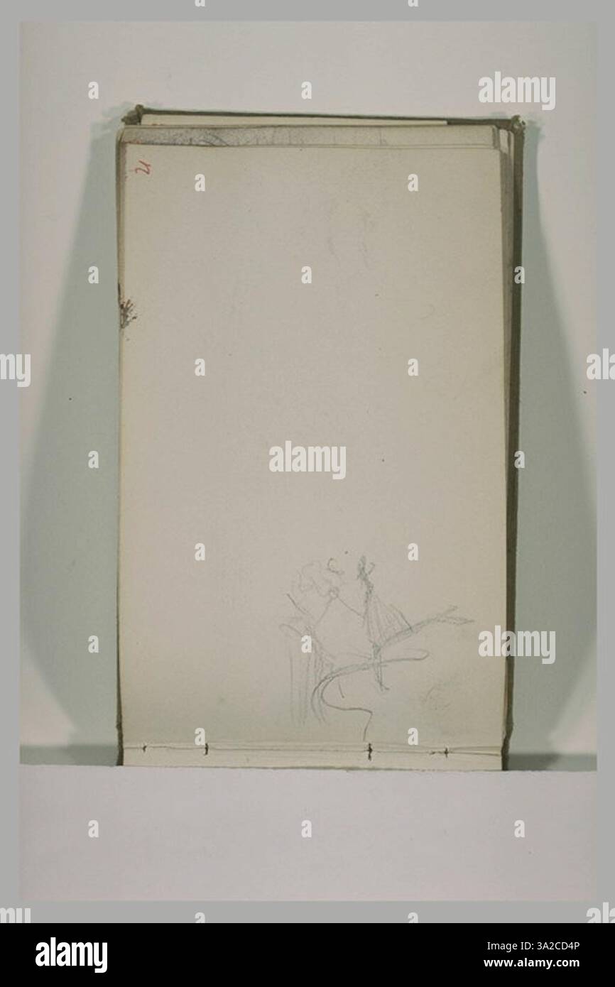 In questo lavoro, Chassériau utilizza forti contrasti di luce e ombra per evocare una profonda risonanza emotiva all'interno della figura. Foto Stock