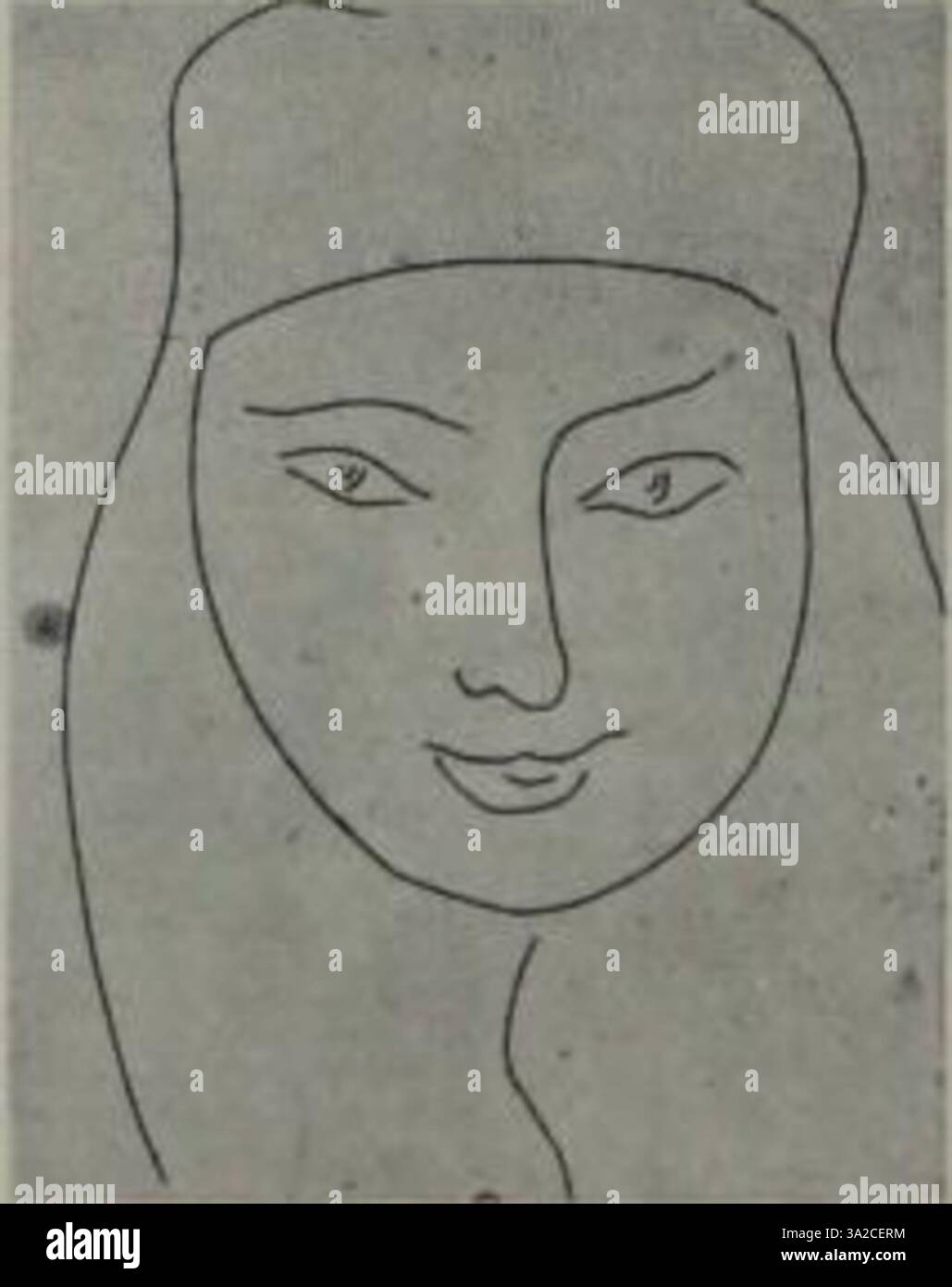 G21 presenta vivaci contrasti di colore e forme organiche fluide che trasmettono ritmo e movimento, caratteristiche dello stile Fauvista di Matisse. Foto Stock