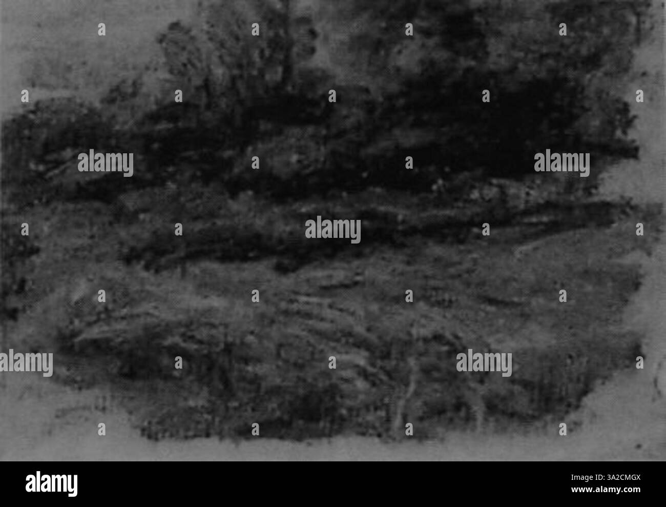 Renoir 2876b cattura figure che si godono un momento sereno, con luci soffuse e toni caldi che contribuiscono all'atmosfera tranquilla e intima della scena. Foto Stock