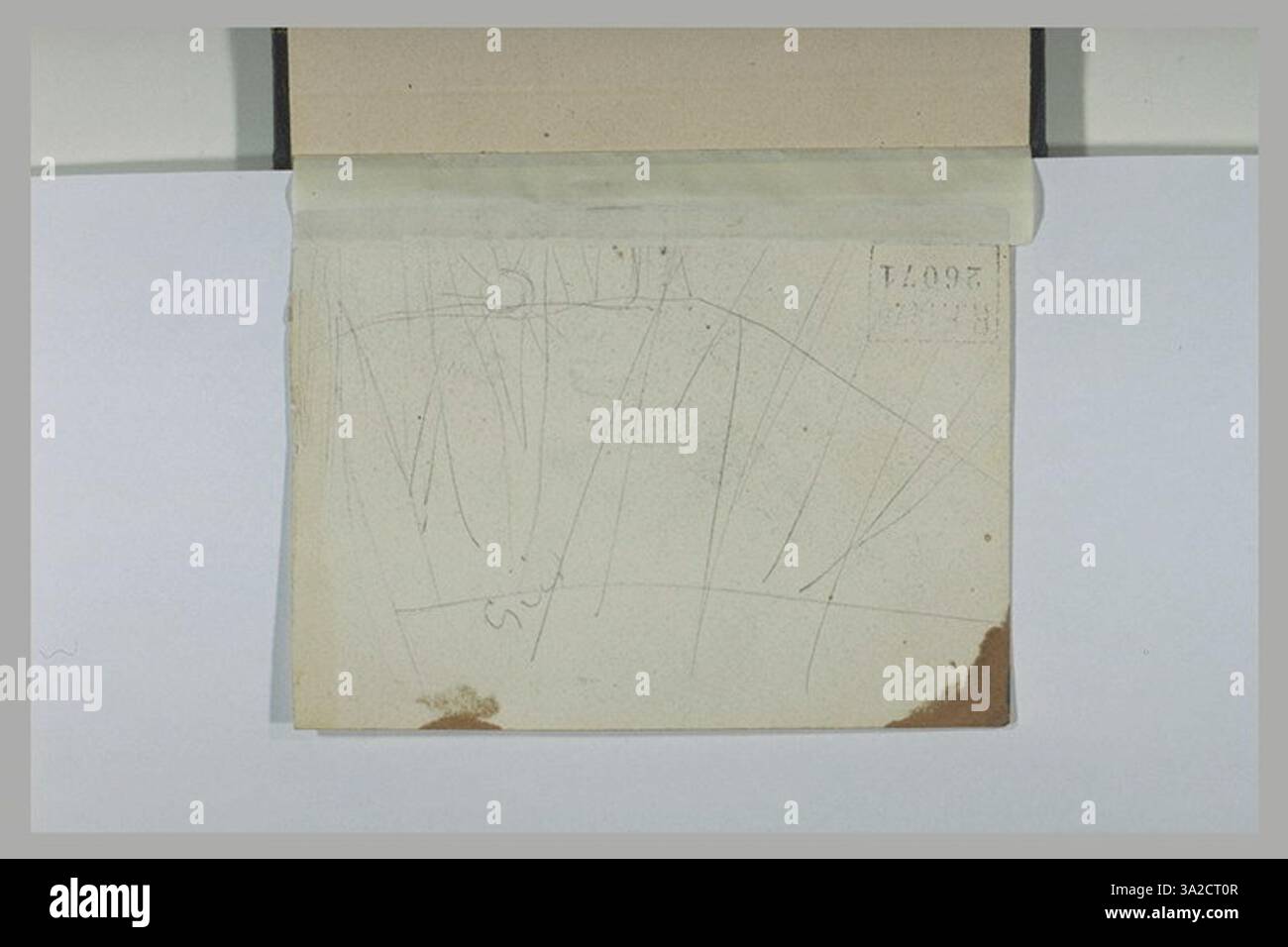 L'opera verso di Chassériau dimostra la sua padronanza dei contrasti di luce per evocare profondità emotiva nella figura umana. Foto Stock