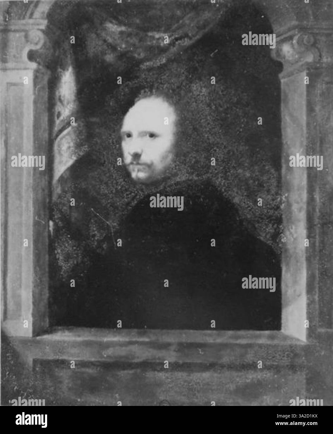 La pittura di Frans van Mieris il Vecchio enfatizza la delicata resa delle texture e l'uso sottile della luce, caratteristica delle sue opere di genere. Questa scena riflette la maestria dell'artista nel catturare momenti intimi della vita quotidiana. Foto Stock